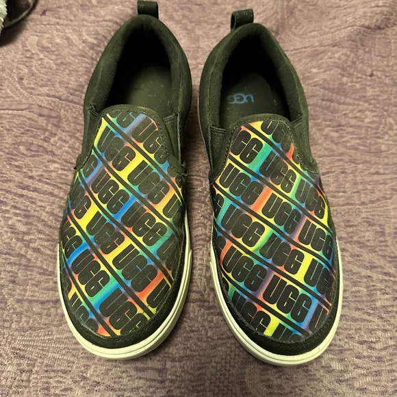 UGG Black Sneakers with Woven Design - Picture 2 of 9